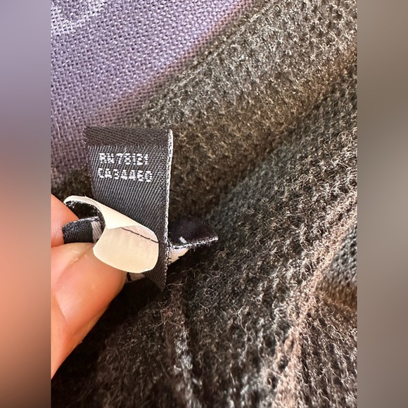 Eileen Fisher Cropped Wool Blend Tweed Pant Size M - Picture 6 of 7